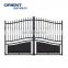 High Quality Durable Hot Sale aluminium driveway gate double swing aluminium driveway gate double swing