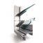 Aluminium frame cheap price glass louver window