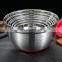 Shrinkable Measuring Bowl Stainless Steel Baking Cooking Set Mixing Bowls Airtight Lids