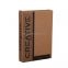 kraft paper package gift boxes with stickers printing