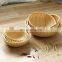 Natural Round Bamboo Wicker Fruit Baskets/ Bamboo Handmade Storage Basket In Vietnam