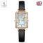 Hannah Martin 4014 Diamond Ladies Quartz Watch Arabic Waterproof Luxury Womens Square Watches