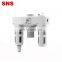 SNS pneumatic SAC Series FRL unit air source treatment combination air filter pressure regulator with lubricator