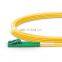LC APC to LC APC Duplex 2.0mm PVC (OFNR) 9125 Single Mode Fiber Patch cord Cable