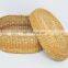 Hot Selling sweet smaller woven seagrass basket with lid natural straw candy Basket box Wholesale
