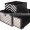 Diamond Textured Pattern 6 Extendable Trays Aluminum Professional Makeup Artist Cosmetic Storage Carrying Travel Train Case