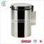 High quality pedal bin stainless steel hotel wall mounted bin