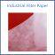 Cleaning machine filter paper