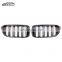 G30 F90 Pre Forged Carbon Fiber Front Bumper Grill Double Line Kidney Front Grille For BMW 5 Series G30 F90 M5 Pre