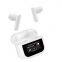 ANC ENC Earbuds With LCD Colorful Touch Screen TWS Wireless Stereo Type-C Headphones