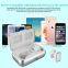 ZW-T5 Mobile Phone Custom Handfree Headset earphone TWS Waterproof headphone wireless earbuds