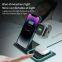 High Quality X455 15W Vertical Folding 3 In1 Magnetic Wireless Phone Charger Stand For Iphone 12 13 Series