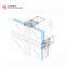 Frameless Aluminum Glass Curtain Wall System Glazed Facades
