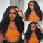 Wig 100% human hair virgin hair lace wig Deep Wave
