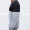 2016 OEM Custom Mens Black & Grey Contrast Pullover Sweatshirts