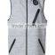 OEM man sport sleeveless hoodies zip up workout hoodies
