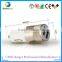 Mini car charger 2 port with CE, FCC, Rohs approval-Factory price