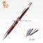 2016 Yellow aluminum ball pen type click metal pen for promotional gifts