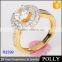 Luxury Flower Shap Diamond 925 Silver Ring for Women 10 Years Experience Wholesale
