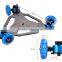 3 wheels Desktop DSLR Camera Photograph Rail Track Slider Dolly Car