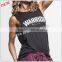 100% Cotton Low Cut Loose Fit Women Sleeveless Sports T Shirt Dry Fit Plain GYM Yoga T shirt                        
                                                Quality Choice