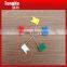 Colorful Decorative Plastic Flat Flag Pins for Gifts
