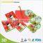 3d lenticular christmas tags with string