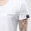 white Guangzhou factory high quality 100% cotton blank t shirt
