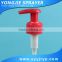 Switch left-right 24/410 red lotion pump from yuyao