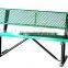 Park Bench, Expanded, Bench with backrest, 72inch, Blue, Green, etc.