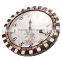 Natural Coconut Shell Mosaic Wedding Antique Wall Clock Machine