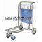 Best Selling High Quality Stainless steel Airport Trolley,airport luggage cart,airport baggage trolley