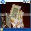 Rectangular clear grind edge physically tempered picture frame glass