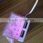 Promotional gift computer Colorful LED 4 Port Mini USB HUB