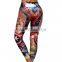 Woman Fitted Full Sublimated Leggings / Tights Full Length with Super Hero Custom design