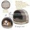 Dog linen fabric soft push with vintage printing Dome style