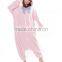 Unisex Animal Pink Teddy Bear Onesie/Pajama,Flannel Jumpsuit,Animal Cosplay Costume Pyjamas