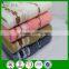 Soft textile supplies custom logo cotton face towels