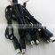 7pin 8 pin 9 pin mini din cable male to male
