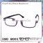 Metal color print carbon fiber metal glasses frame with sunglasses lens available