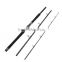 Portable 3-Piece Medium Heavy Graphite Baitcasting Casting Fishing Rod Travel Fishing Rod in Freshwater Inshore Saltwater Fishin