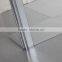 Folding glass shower bath screens with pivot hinges