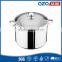 Slip resistant new design mirror polishing capsuled bottom cooking pot set