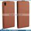 Fancy Cell Phone Case Magnetic PU Leather Vertical Flip Case for Sony Xperia Z4