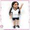 Smart girl doll, half cloth doll , kids toy doll