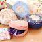 Brand new mini round shape canvas coin purse with high quality