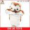 milk cow hand puppet customize plush cow hand puppet wholesale animal hand puppet