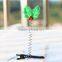 Hot selling cute cheapest grass hair pin kid christmas hair clip
