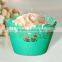 Halloween promotional laser cut cupcake wrapper decoration