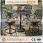 Hot sales cast aluminum bar stool chair outdoor furniture